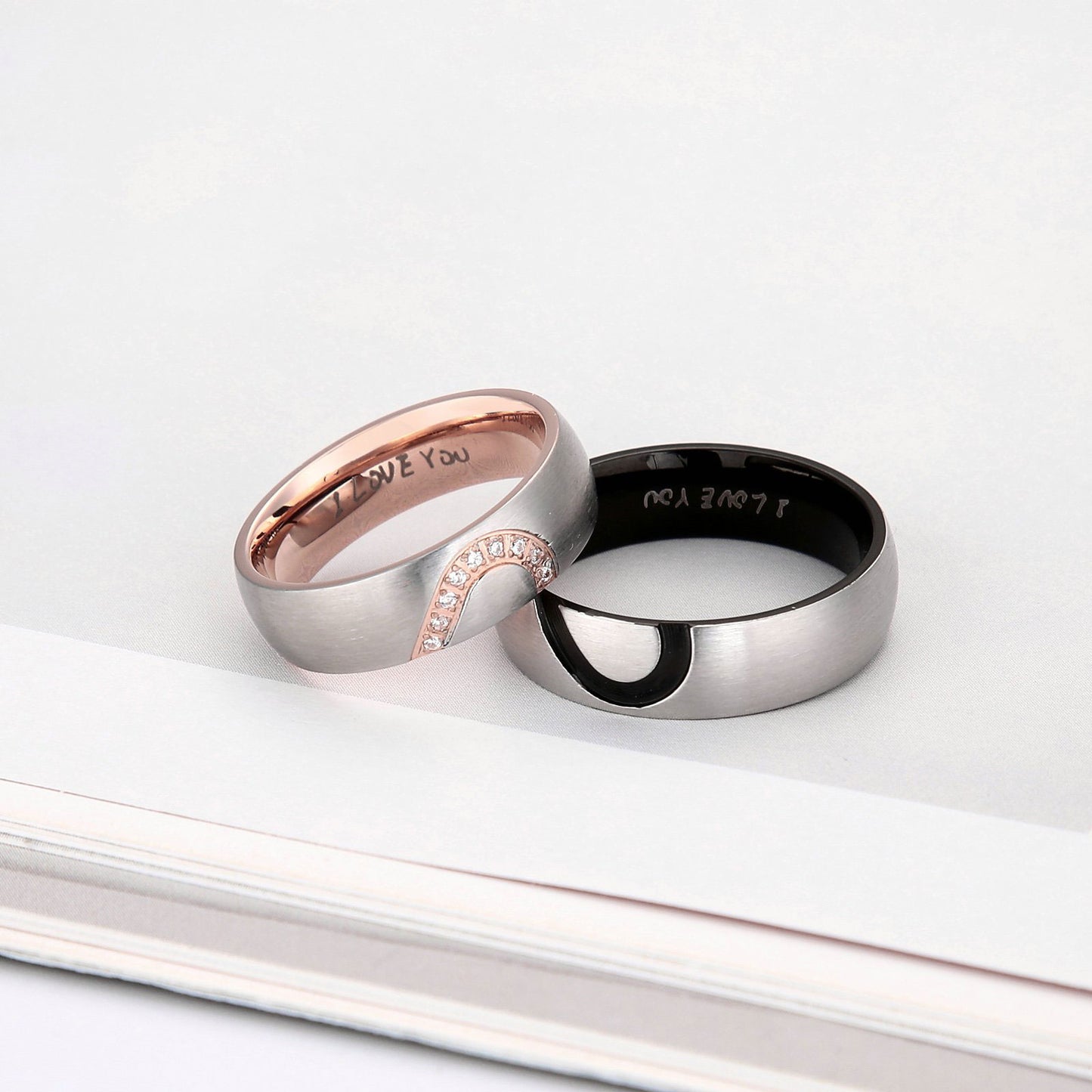 Jyjfine Couple Promise Rings