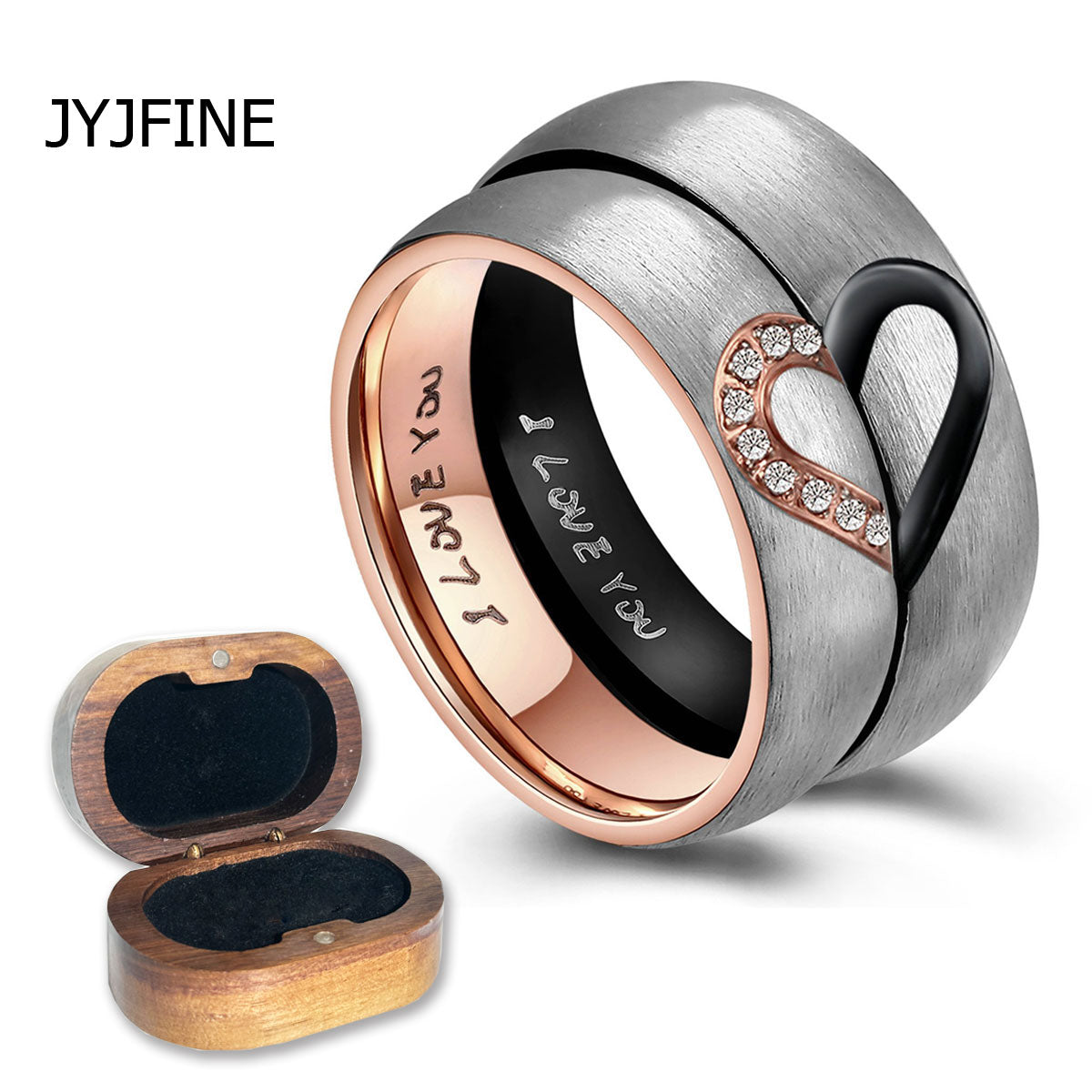 Jyjfine Couple Promise Rings